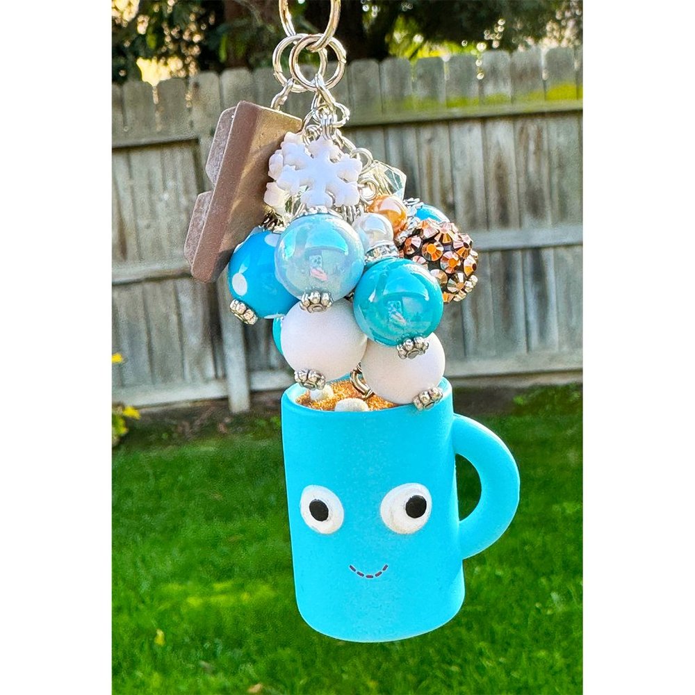 Heidi Kenney x Kid Robot Hot Chocolate Keychain Purse Bag Charm